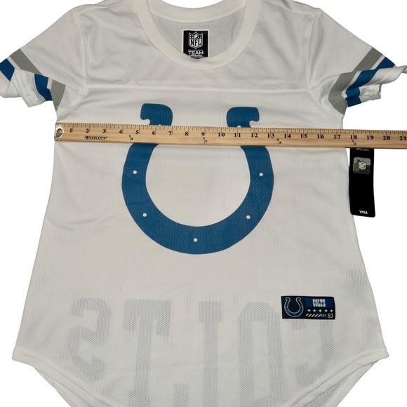 NWT NFL Indianapolis Colts Fashion Football Jersey Womens Small Large Graphic‎ - Picture 6 of 8